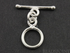 Sterling Silver  Plain Toggle Clasp,(SS/1051)